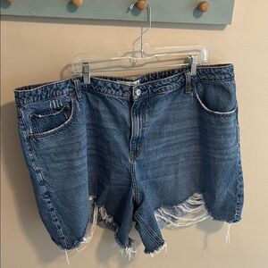 Abercrombie & Fitch Blue Jean Shorts